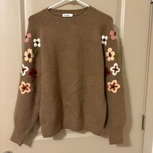 In Bloom floral sweater